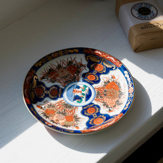 Old Imari style vivid small plate 6.8in [Hsami-yaki]