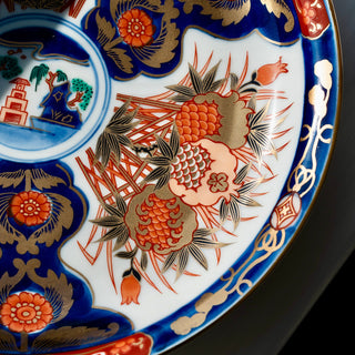 Old Imari style vivid small plate 6.8in [Hsami-yaki]