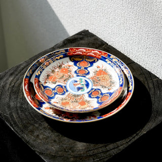 Old Imari style vivid small plate 6.8in [Hsami-yaki]