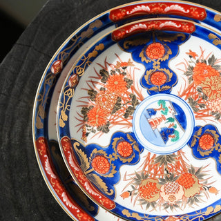 Old Imari style vivid small plate 6.8in [Hsami-yaki]