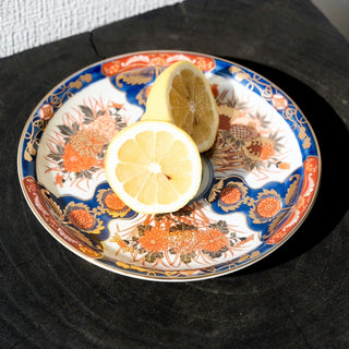 Old Imari style vivid small plate 6.8in [Hsami-yaki]