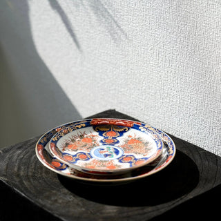 Old Imari style vivid small plate 6.8in [Hsami-yaki]