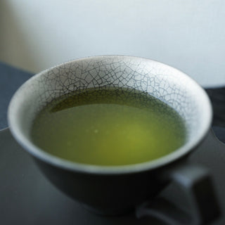 Crazing cup&saucer set［Hagi-yaki］