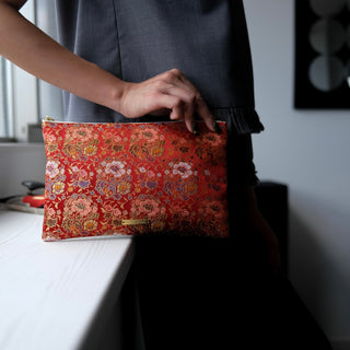 Obi mini clutch bag[Nishijin-ori]