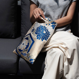 ★NEW IN ★ One-of-a-kind! kimono clutch bag [Kimono]