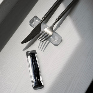 Ink cutlery rest［Glass］