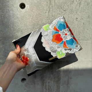 One-of-a-kind! kimono mini clutch bag [Kimono]